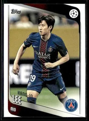 2025-26 Topps UEFA Club Competitions Kang-in Lee #185 Paris Saint-Germain