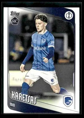 2025-26 Topps UEFA Club Competitions Konstantinos Karetsas #150 RC Genk - Soccer Card Single