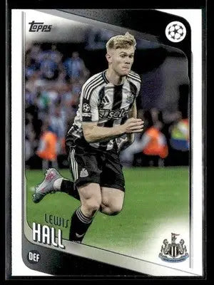 2025-26 Topps UEFA Club Competitions Lewis Hall #68 Newcastle United
