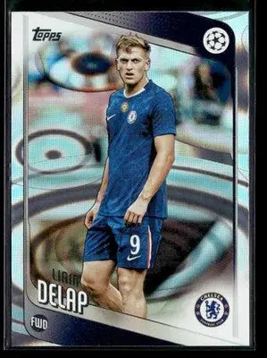 2025-26 Topps UEFA Club Competitions Liam Delap #192 Raindrops Chelsea FC