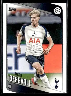 2025-26 Topps UEFA Club Competitions Lucas Bergvall #121 Tottenham Hotspur