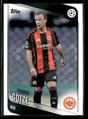 2025-26 Topps UEFA Club Competitions Mario Götze #162 Eintracht Frankfurt
