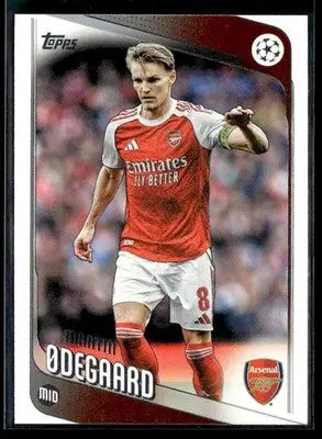 2025-26 Topps UEFA Club Competitions Martin Ødegaard #157 Arsenal FC