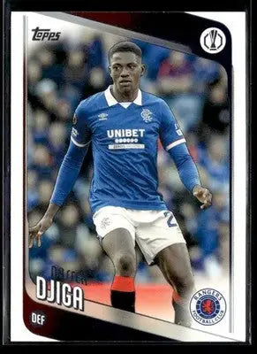 2025-26 Topps UEFA Club Competitions Nasser Djiga #140 Rangers FC