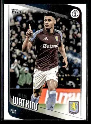 2025-26 Topps UEFA Club Competitions Ollie Watkins #124 Aston Villa
