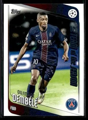 2025-26 Topps UEFA Club Competitions Ousmane Dembélé #3 Paris Saint-Germain