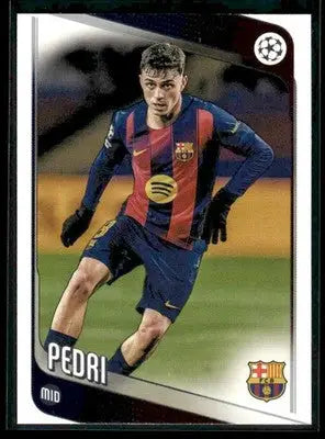 2025-26 Topps UEFA Club Competitions Pedri #196 FC Barcelona - Soccer Card Single