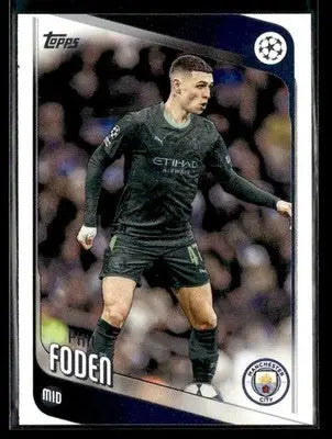 2025-26 Topps UEFA Club Competitions Phil Foden #103 Manchester City