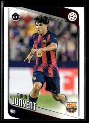 2025-26 Topps UEFA Club Competitions Quim Junyent #93 RC FC Barcelona