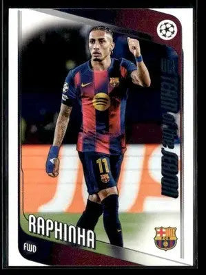2025-26 Topps UEFA Club Competitions Raphinha #97 FC Barcelona