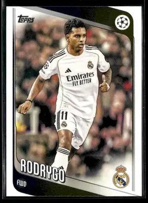 2025-26 Topps UEFA Club Competitions Rodrygo #102 Real Madrid CF