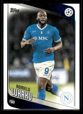 2025-26 Topps UEFA Club Competitions Romelu Lukaku #76 Napoli - Soccer Card Single