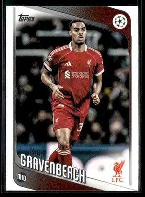 2025-26 Topps UEFA Club Competitions Ryan Gravenberch #193 Liverpool