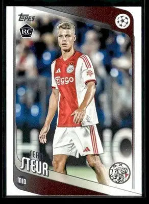 2025-26 Topps UEFA Club Competitions Sean Steur #43 RC Ajax - Soccer Card Single