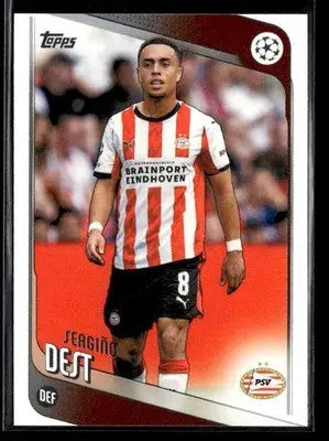 2025-26 Topps UEFA Club Competitions Sergiño Dest #169 PSV Eindhoven