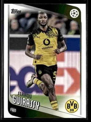 2025-26 Topps UEFA Club Competitions Serhou Guirassy #59 Borussia Dortmund
