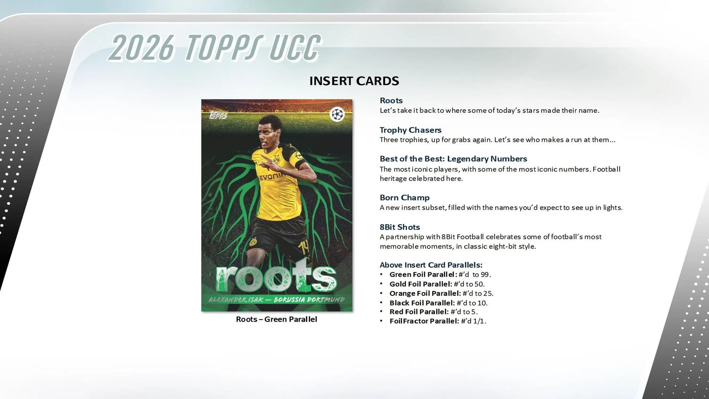 2025-26 Topps UEFA Club Competitions Soccer Hobby Box - Sports Cards - Soccer Sealed