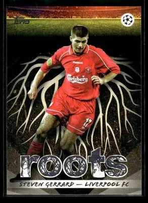 2025-26 Topps UEFA Club Competitions Steven Gerrard #RT-14 Roots Liverpool - Soccer Card Single