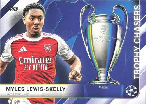 2025-26 Topps UEFA Club Competitions Trophy Chasers #TC-26 Myles Lewis- ID:82254 - Soccer Card Single