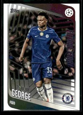 2025-26 Topps UEFA Club Competitions Tyrique George #58 Chelsea FC - Soccer Card Single