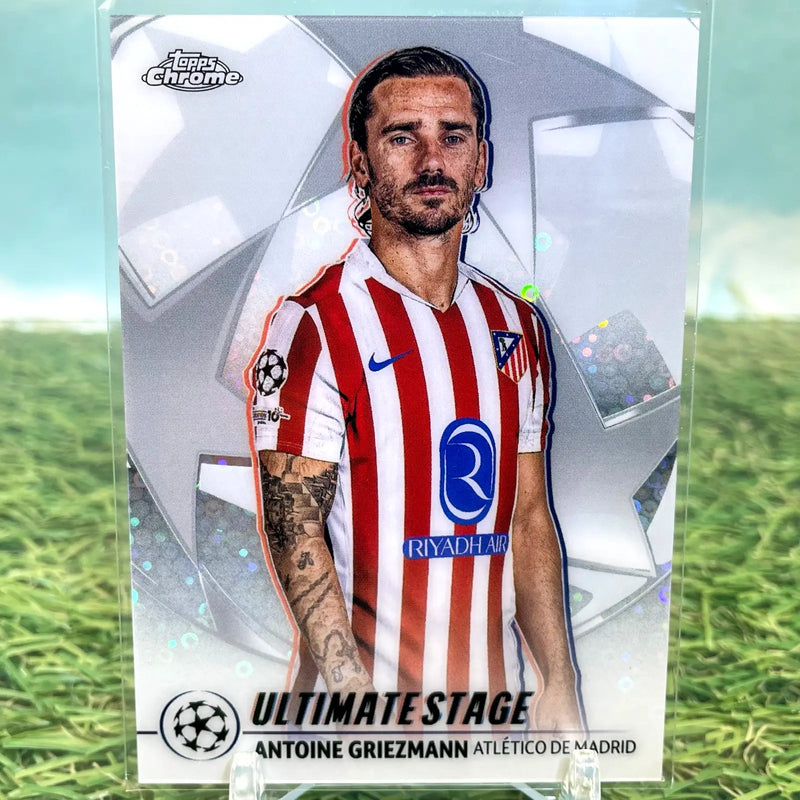 2025-26 Topps UEFA Club Competitions Ultimate Stage Chrome Antoine Griezmann - Soccer Card Single