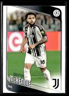 2025-26 Topps UEFA Club Competitions Weston McKennie #15 Juventus