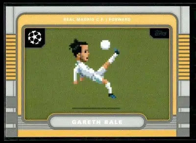 2025-26 Topps UEFA Club Comps Gareth Bale #8B-2 8-Bit Shots Real Madrid CF