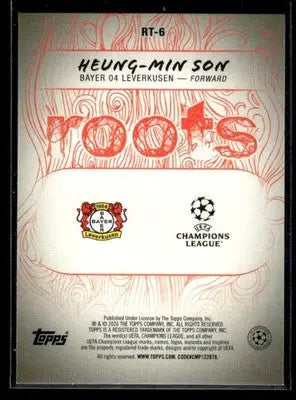 2025-26 Topps UEFA Club Comps Heung-min Son #RT-6 Roots