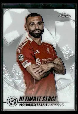 2025-26 Topps UEFA Club Comps Mohamed Salah #US-2 Ultimate Stage Chrome