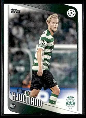 2025-26 Topps UEFA Club Comps Morten Hjulmand #199 Sporting Clube de Portugal