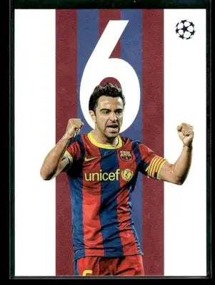 2025-26 Topps UEFA Club Comps Xavi Hernández #BB-10 Legendary Numbers