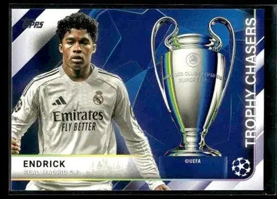 2025-26 Topps UEFA Club Endrick #TC-10 Trophy Chasers Real Madrid CF - Soccer Card Single