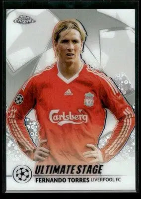 2025-26 Topps UEFA Club Fernando Torres #US-4 Ultimate Stage Chrome Liverpool - Soccer Card Single