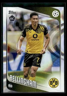 2025-26 Topps UEFA Club Jobe Bellingham #5 Raindrops RC Borussia Dortmund - Soccer Card Single