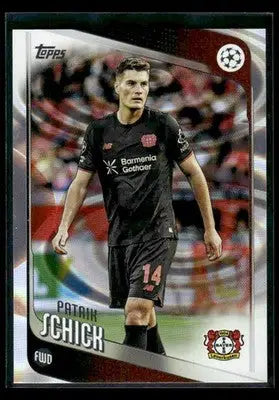 2025-26 Topps UEFA Club Patrik Schick #153 Raindrops Bayer 04 Leverkusen - Soccer Card Single