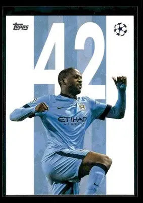 2025-26 Topps UEFA Club Yaya Touré #BB-9 Legendary Numbers Manchester City - Soccer Card Single