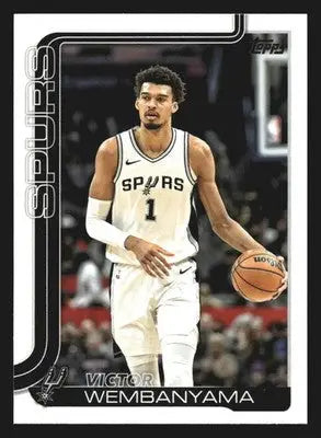 2025-26 Topps Victor Wembanyama #195 San Antonio Spurs - Basketball Card Single