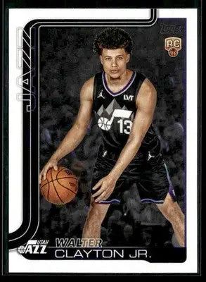 2025-26 Topps Walter Clayton Jr. #218 RC Utah Jazz