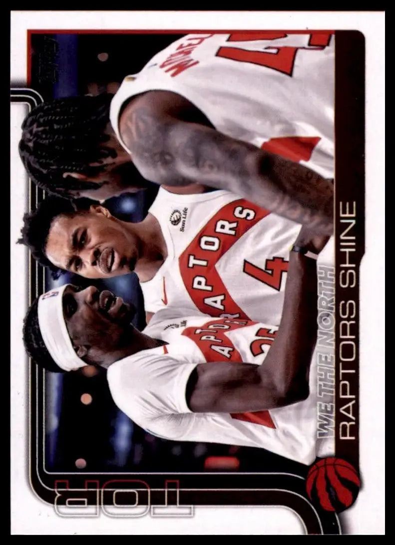 2025-26 Topps We The North #276 Toronto Raptors Basketball Card NBA Sports - Basketball Card Single