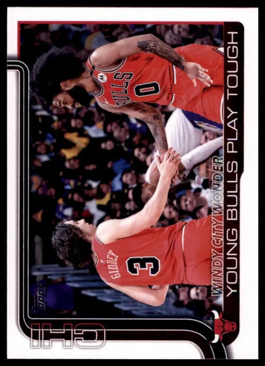 2025-26 Topps Windy City Wonder #277 Chicago Bulls Basketball Card NBA Sports