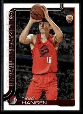 2025-26 Topps Yang Hansen #216 RC Portland Trail Blazers
