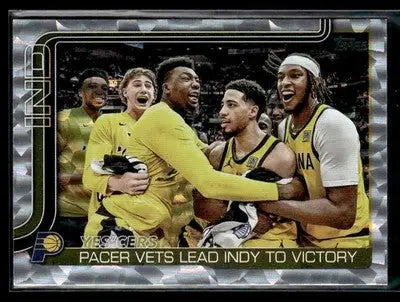 2025-26 Topps Yes’Cers: Pacer Vets Lead Indy To Victory #280 Pacers