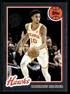 2025-26 Topps Zaccharie Risacher #80BK-24 1980-81 Topps Basketball Atlanta Hawks - Basketball Card Single