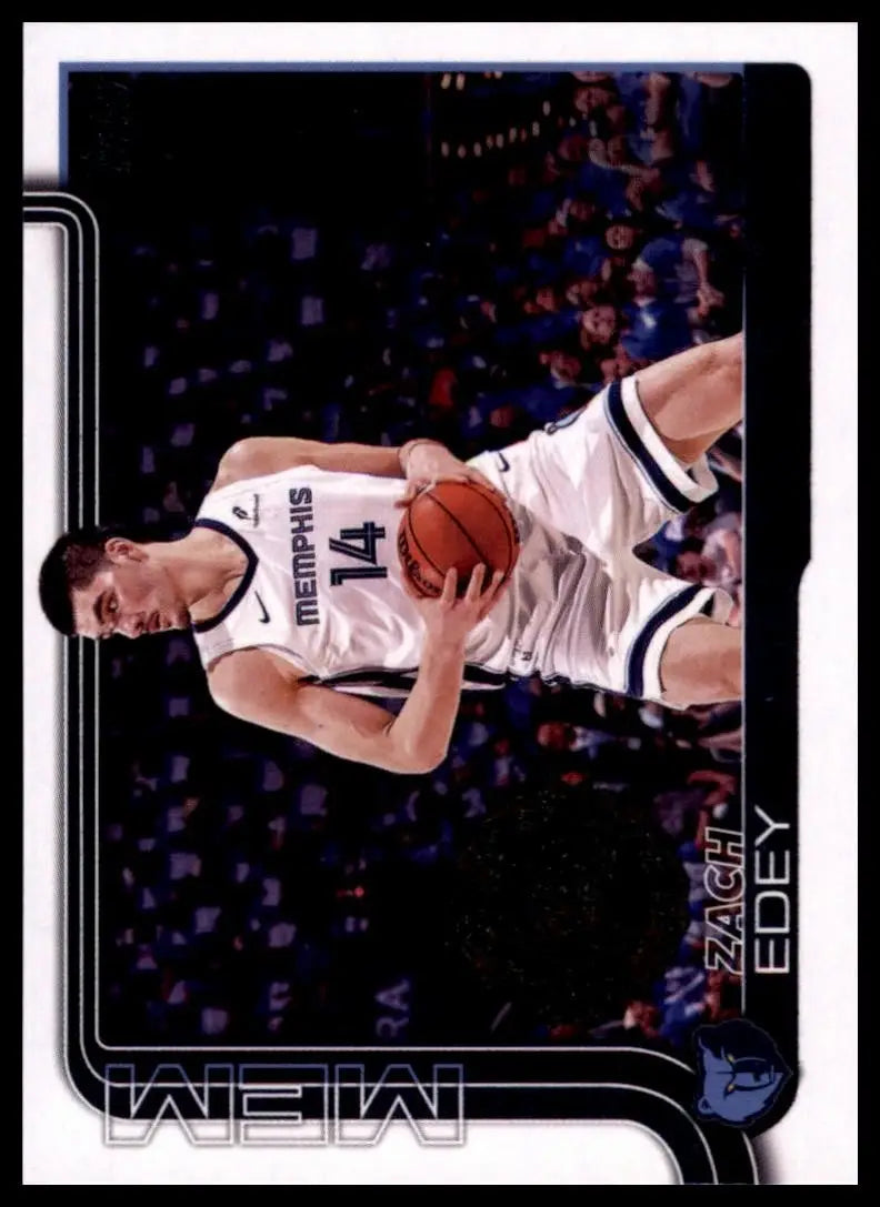 2025-26 Topps Zach Edey #186 Memphis Grizzlies Basketball Card NBA Sports - Basketball Card Single