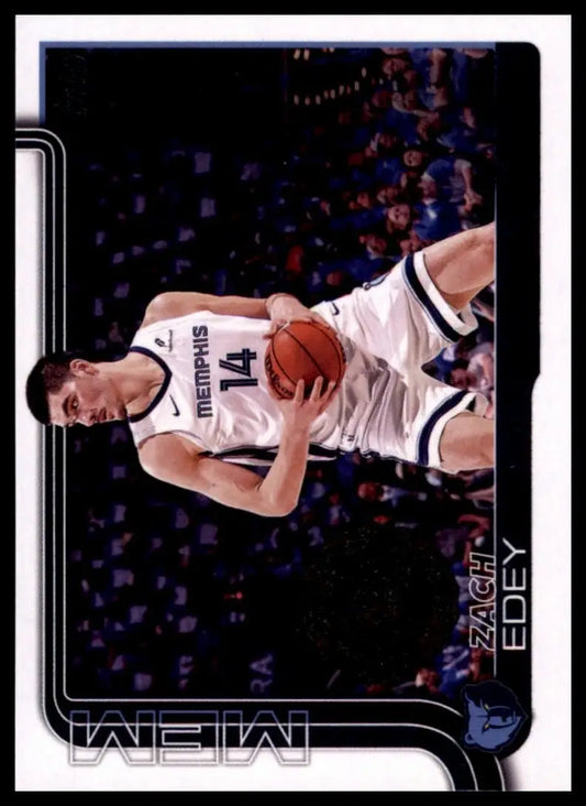 2025-26 Topps Zach Edey #186 Memphis Grizzlies Basketball Card NBA Sports