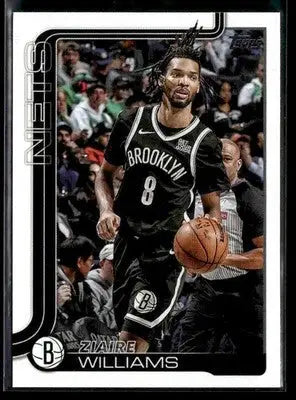 2025-26 Topps Ziaire Williams #9 Brooklyn Nets