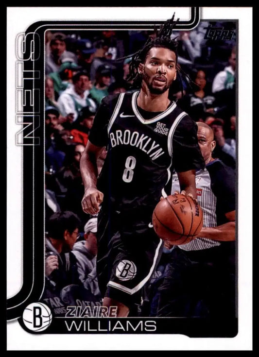 2025-26 Topps Ziare Williams #9 Brooklyn Nets Basketball Card NBA Sports