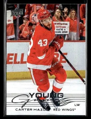 2025-26 Upper Deck #204 Carter Mazur - Hockey Card Single