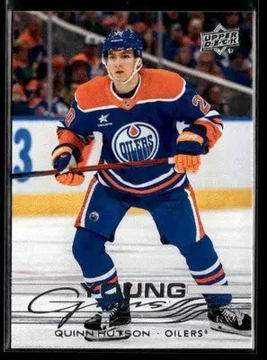 2025-26 Upper Deck #224 Quinn Hutson - Hockey Card Single