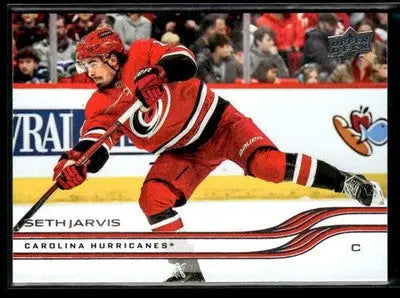2025-26 Upper Deck #30 Seth Jarvis - Hockey Card Single